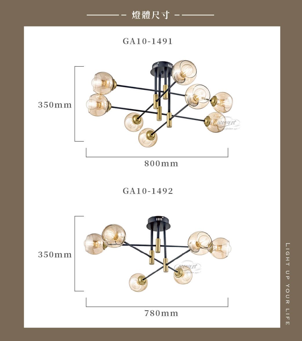 GA10官網圖文-琥珀圓型玻璃半吸頂燈_03