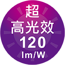 ICON-特色_超高光效120lmW